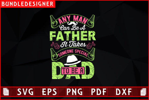 A Commercial Graphics Asset for Dad-Themed Print Templates