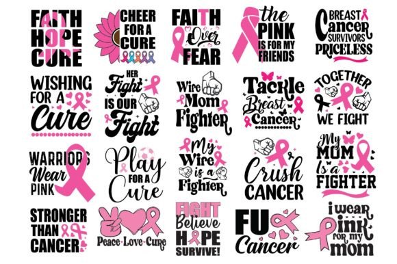 A Crafters Review of the Breast Cancer Awareness SVG Bundle
