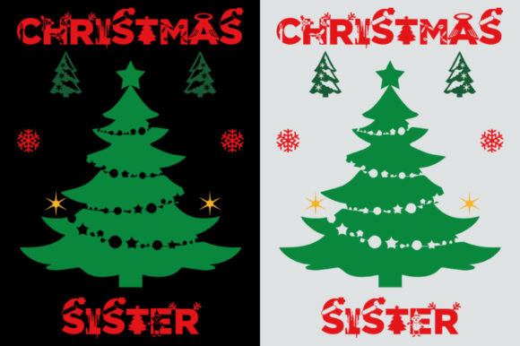 A Designer's Review: Christmas Sister T-Shirt Graphics for T-Shirt Designs
