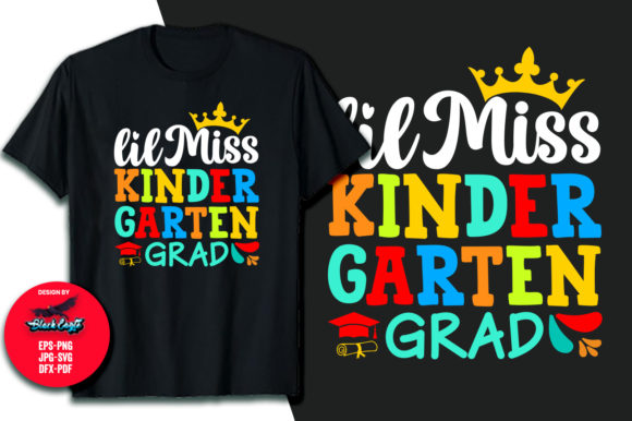A Kindergarten Grad Graphic for T-Shirt Designs & Brand Accents