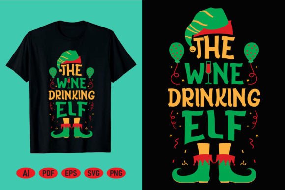 Designing Brand Magic: The Elf T-Shirt Graphic for Crafts