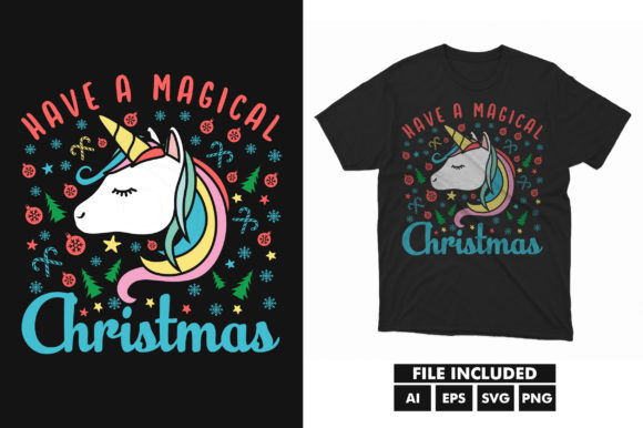 Evaluating a Festive Unicorn T-Shirt Design for Commercial Graphics