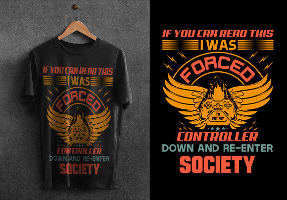 Evaluating a Gaming-Themed Graphic for T-Shirt Designs