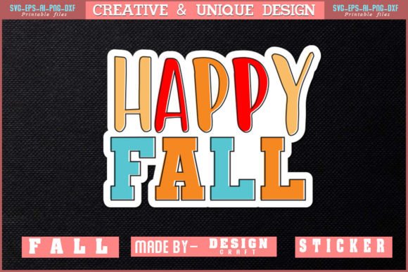 Happy Fall Graphics for Crafters and Brand Creators