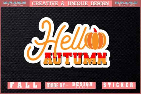 Hello Autumn: A Cozy Graphics Asset for Seasonal Crafts