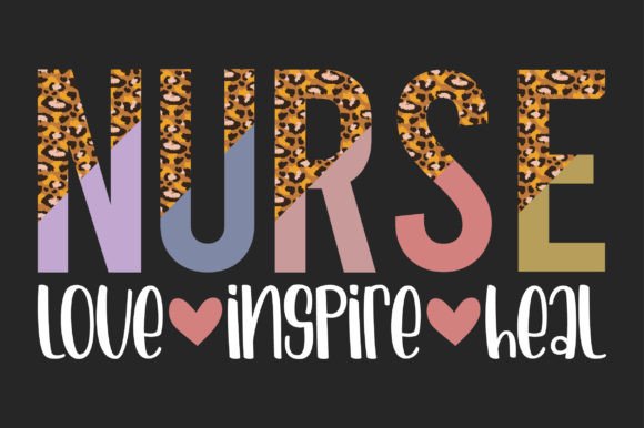 Nurse Leopard T-shirt: A Bold Graphics Asset for Crafts Marketing